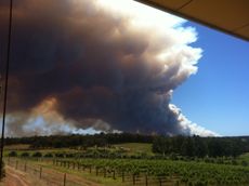 Fires from McHenry Hohnen Winery