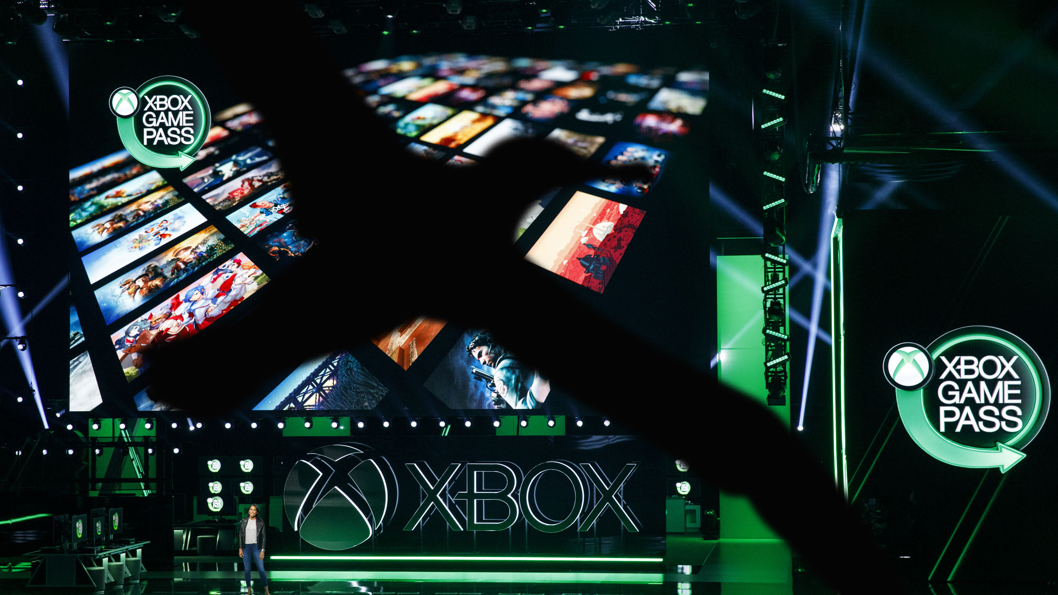 Xbox Game Pass with albatross silhouette 