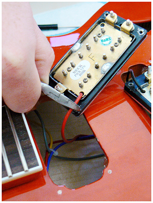 Removing the pickups