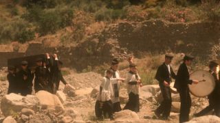 Antonio's funeral in The Godfather Part II