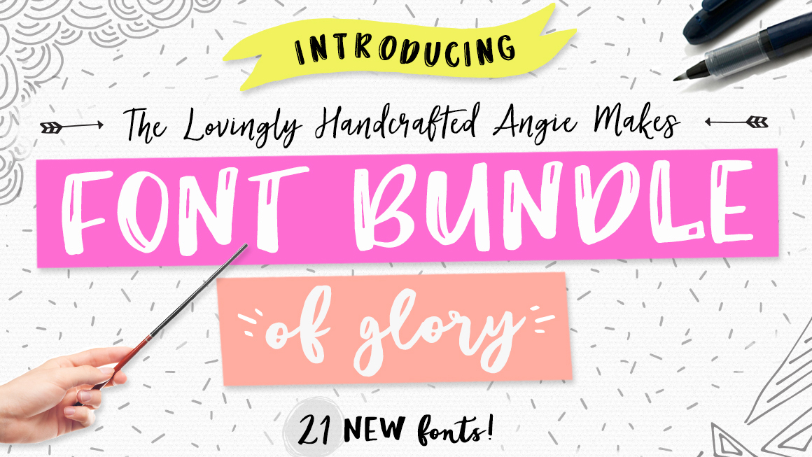 Best graphic design tools for June: font bundle