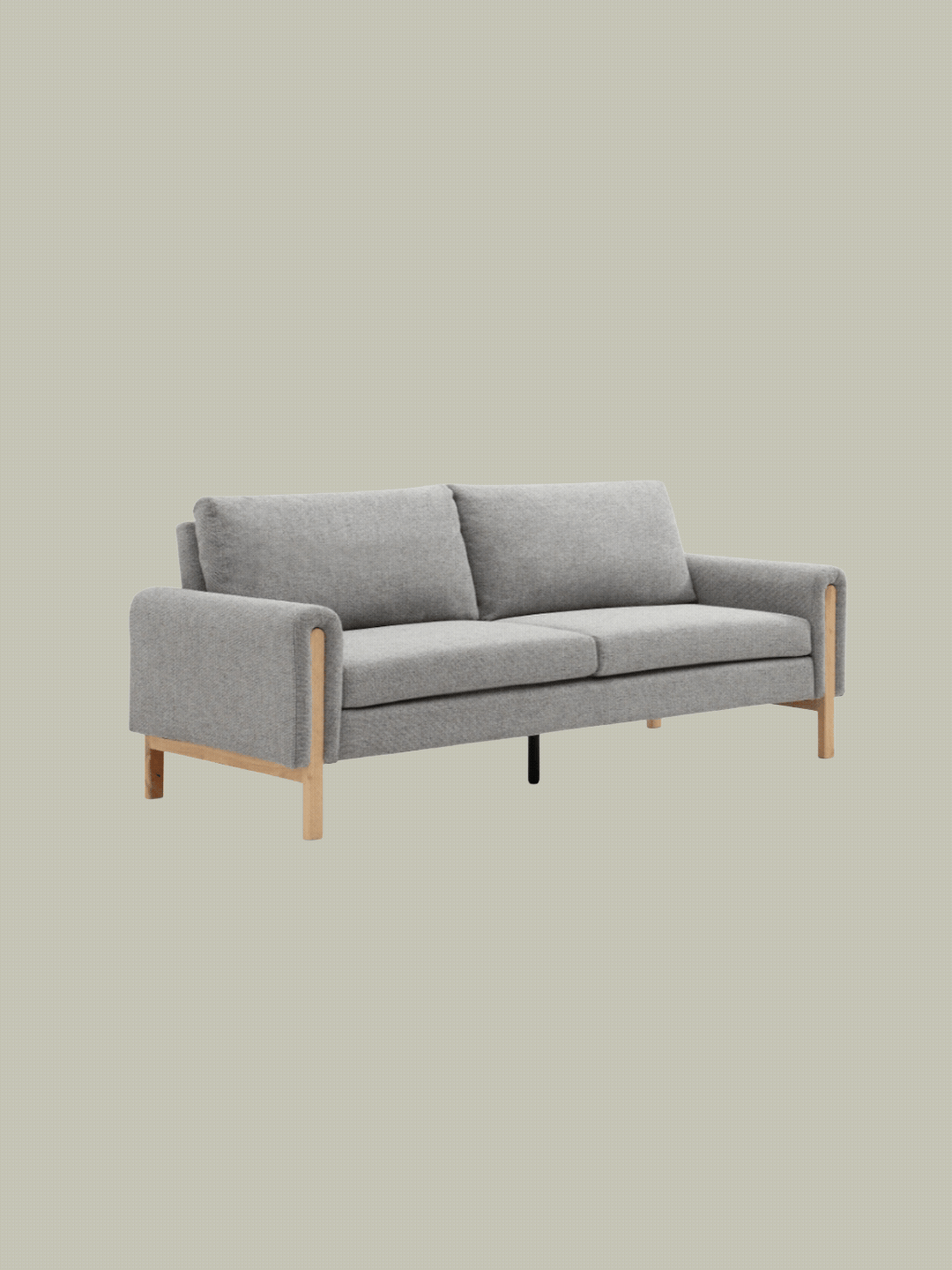 SO'HOME | Quincy Textured Weave Click-Clack Sofa Bed