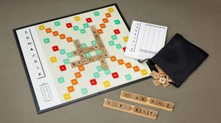 Typography Scrabble board
