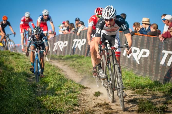 Crazy lines, crazy times at The Boulder Cup. Danny Summerhill (K-edge) and Ben Berden (Raleigh Clement). Boulder Cup.