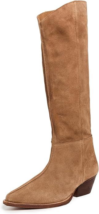 Free People, Free People Women's Sway Low Slouch Boots 2.0 Western, Tan, 8.5