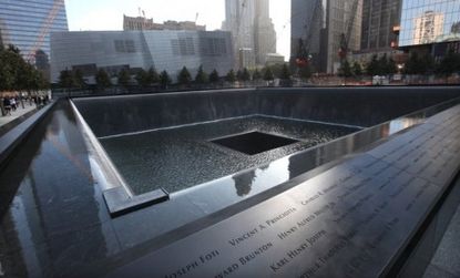 The 9/11 memorial in New York features a tree-covered plaza with giant memorial pools surrounded by the victims' names: Some critics say the design fails to live up to what America lost on Se