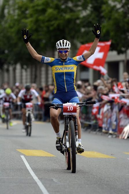 Jenny Rissveds (Sweden) wins the elite women's eliminator European title