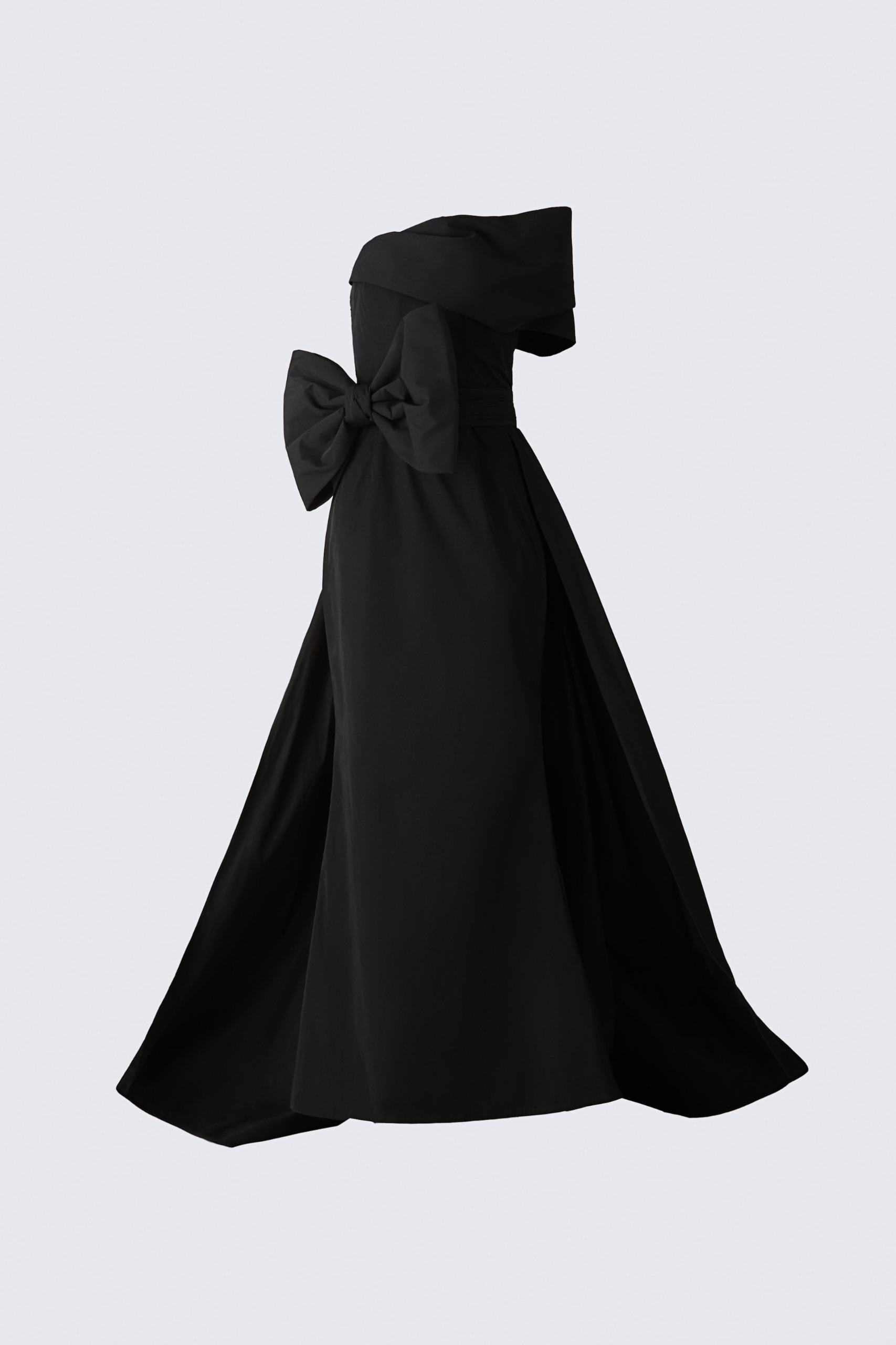 Bow-Detail Train Dress