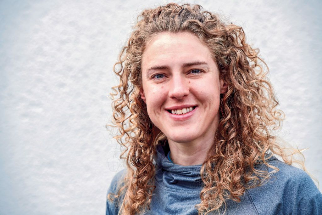 TARBES, FRANCE - JULY 18: Portrait of English professional racing cyclist Lizzy Banks, photographed in Tarbes, France, on July 18, 2019. (Photo by Sean Robinson/Future Publishing via Getty Images) *** Local Caption *** Lizzy Banks