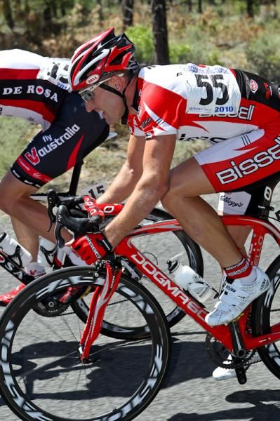 Frank Pipp (Bissell) worked himself into today's break.