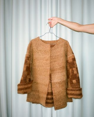 Unsung Weavers camel jacket