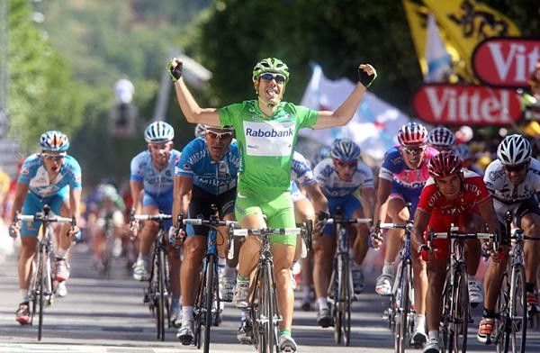 Rabobank won the maillot vert and a stage with Oscar Freire.