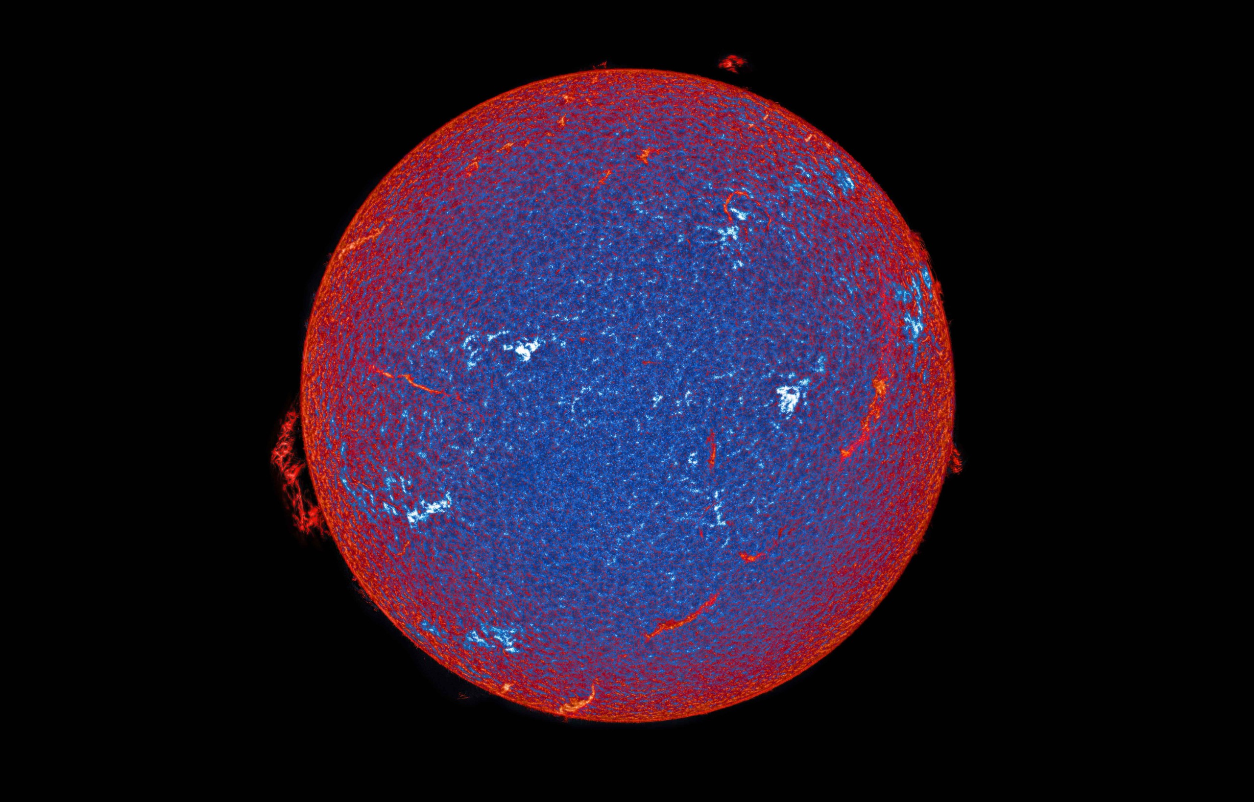 Layers of the Sun&amp;rsquo;s chromosphere [the section of the Sun&amp;rsquo;s atmosphere above its visible surface] captured in UV light.