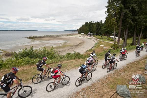 The peloton by the ocean