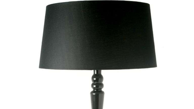 black lamp light