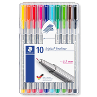 STAEDTLER 334 SB10 Triplus Fineliner Superfine Pen, 0.3mm Line Width&nbsp; &nbsp;£13.59 | £3.56 Save 74%