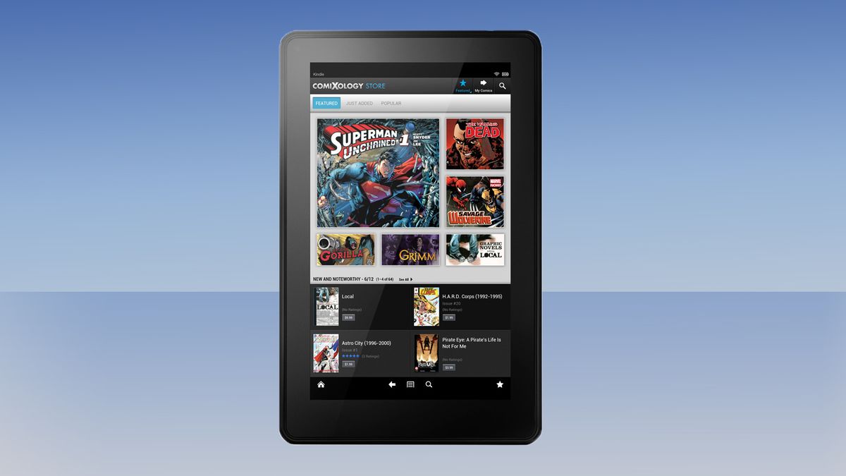 how to use a kindle x comicology