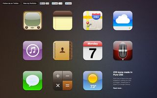 CSS3 images: iOS Icons