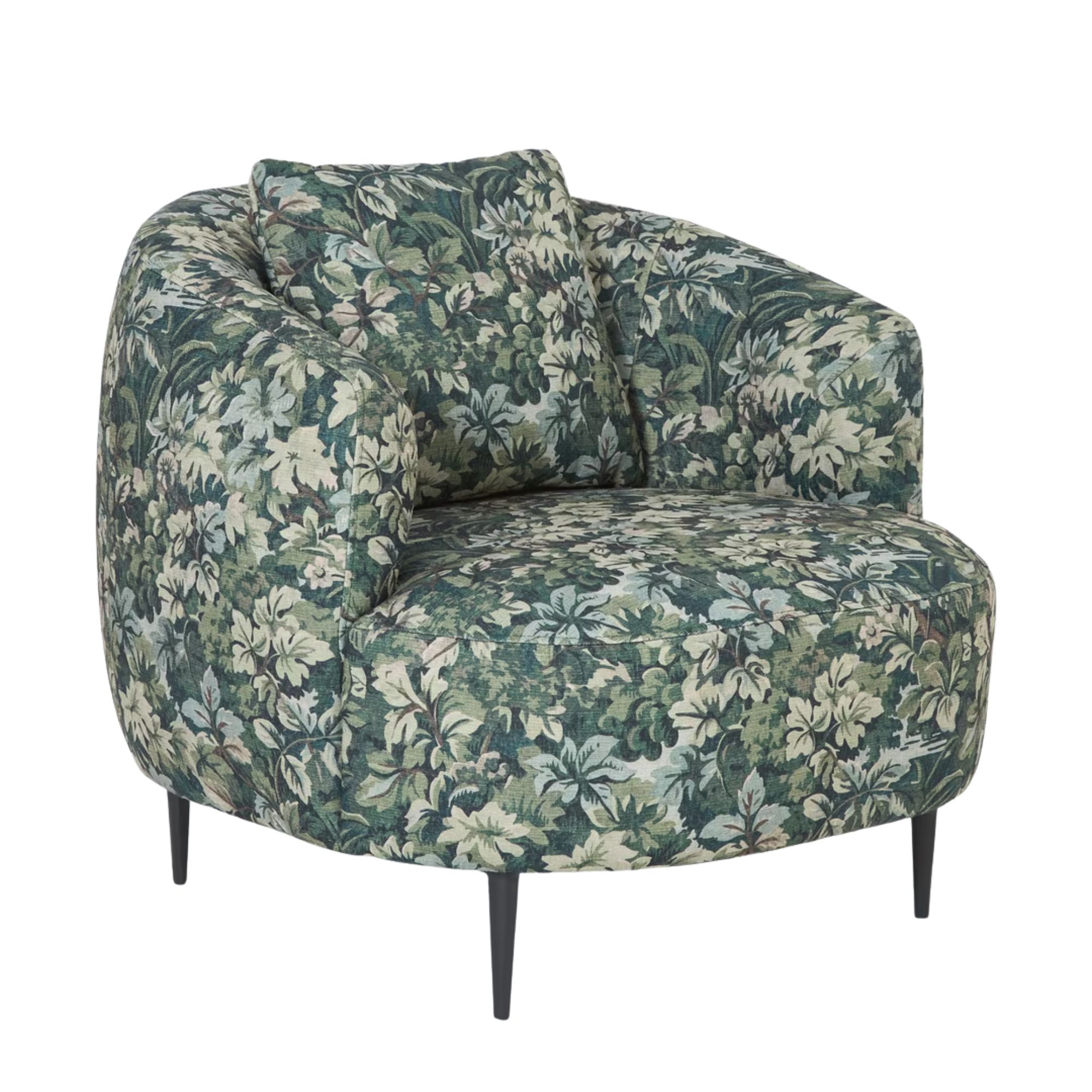 John Lewis &amp;amp; Partners, Lozenge Armchair in Giardino Dark Khaki