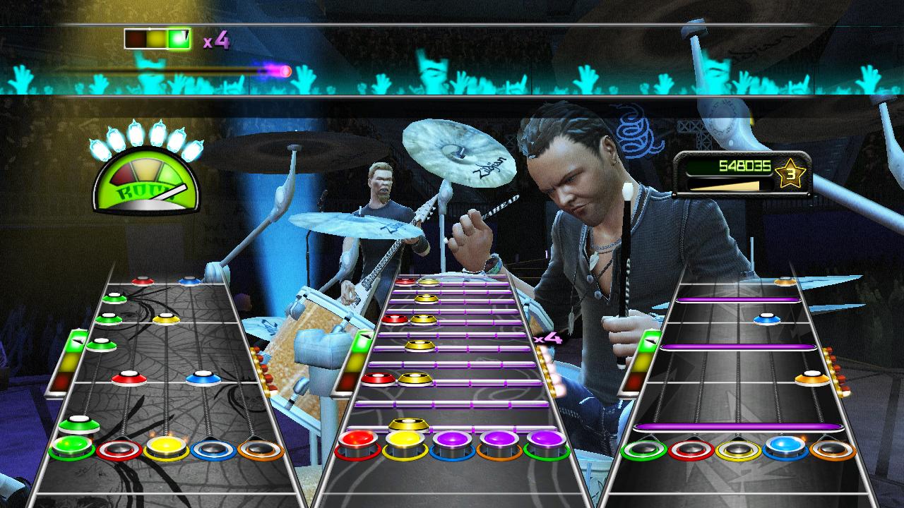 will rock band drums work with guitar hero metallica