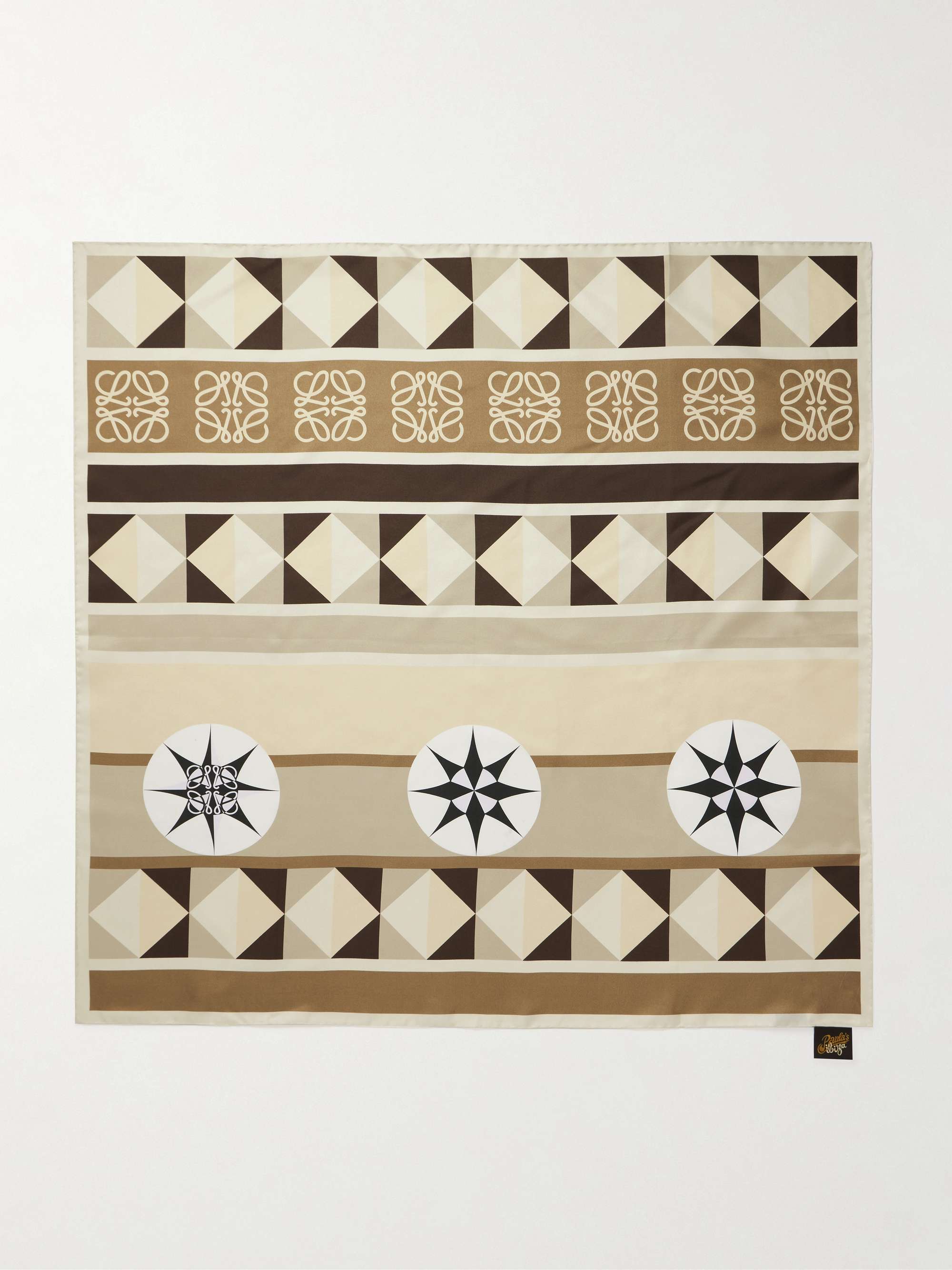 + Paula's Ibiza Printed Silk-Twill Scarf