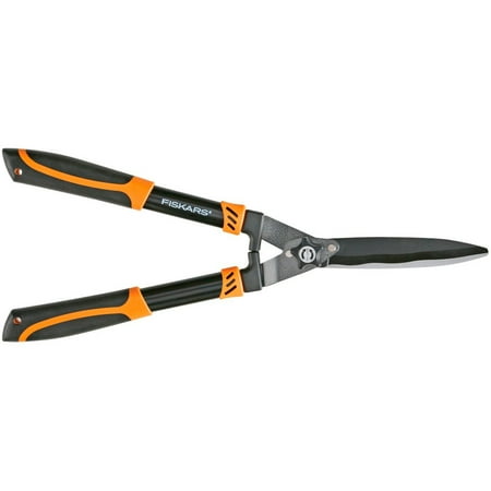 Fiskars 391710-1001 25 In. Wavy-Blade Hedge Shears With Adjustable Blade
