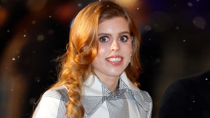 Princess Beatrice attends the 'Together at Christmas' Carol Service at Westminster Abbey on December 15, 2022 in London, England. Spearheaded by Catherine, Princess of Wales and supported by The Royal Foundation, this year's carol service is dedicated to Her late Majesty Queen Elizabeth II and the values she demonstrated throughout her life. 