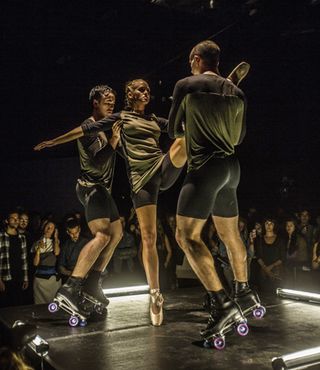 Jonah Bokaer choreographed an original dance trio called Airlocks