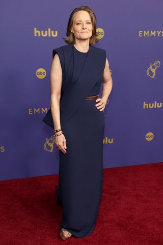 Jodie Foster attends the 76th Primetime Emmy Awards at Peacock Theater on September 15, 2024 in Los Angeles, California.