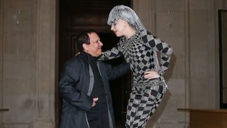 Lady Gaga and Azzedine Alaïa