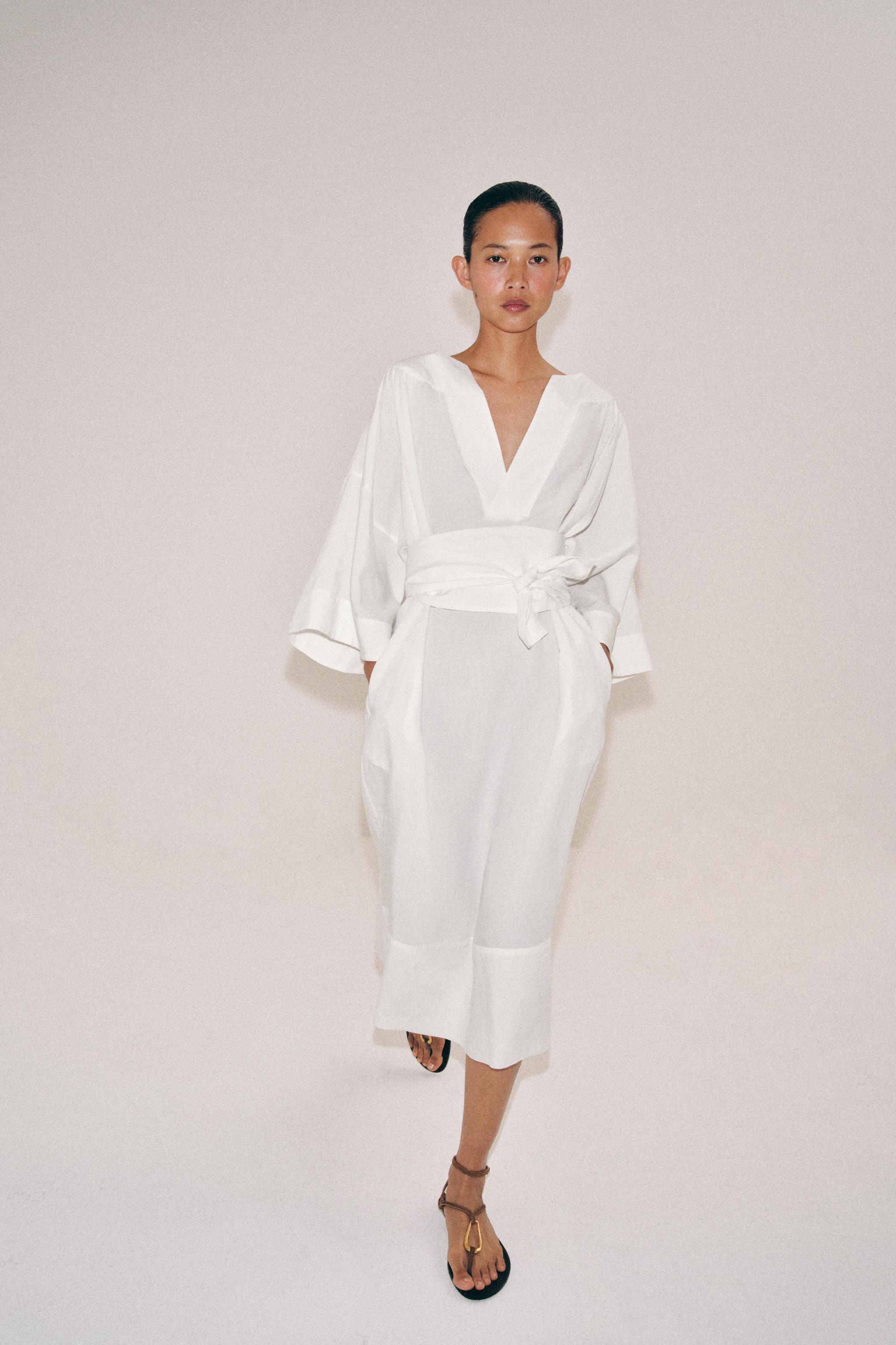 Belted Tunic Dress Zw Collection
