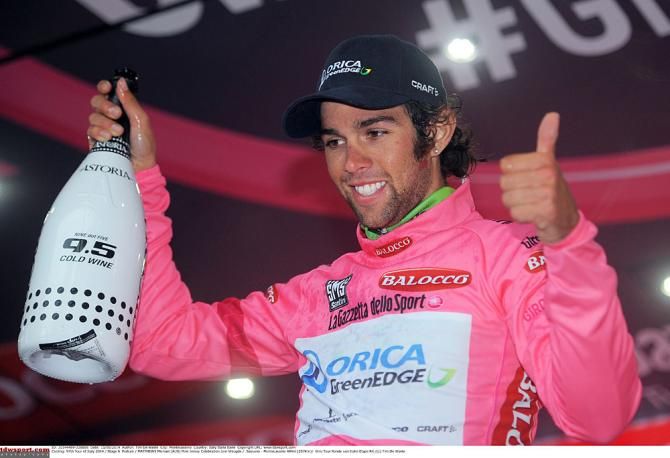 Race leader Michael Matthews