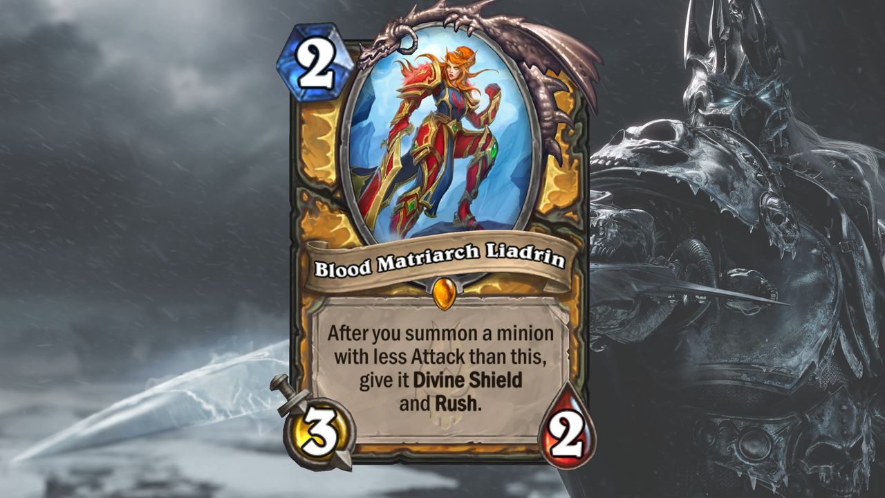 Cards and art from Hearthstone's March of the Lich King expansion.
