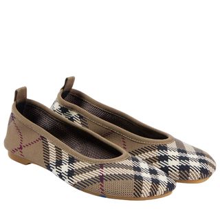 Burberry Check jacquard ballet flats