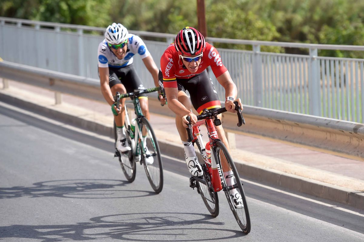 Adam Hansen (Lotto Soudal) attacks