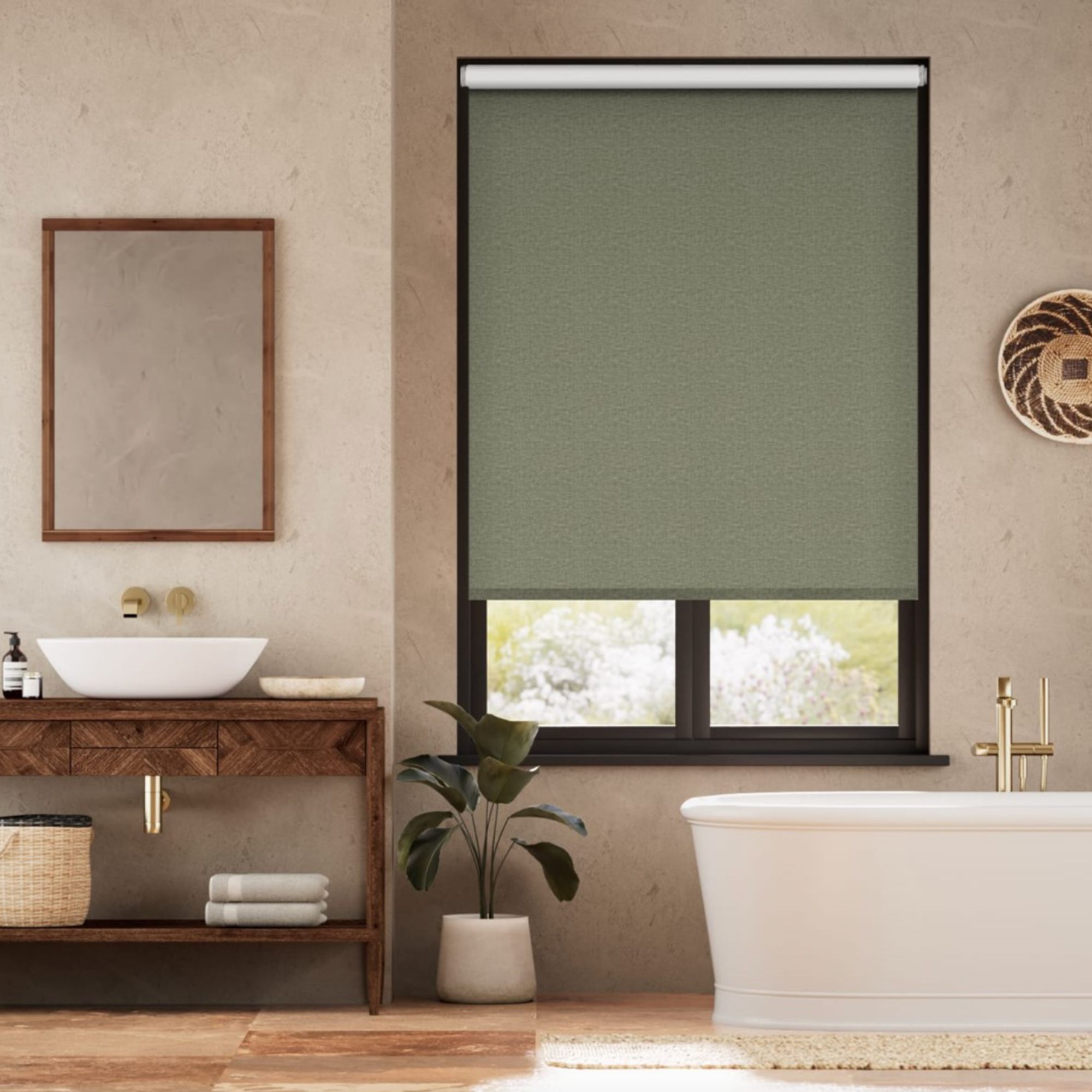 Fara Blackout Rosemary Roller Blind