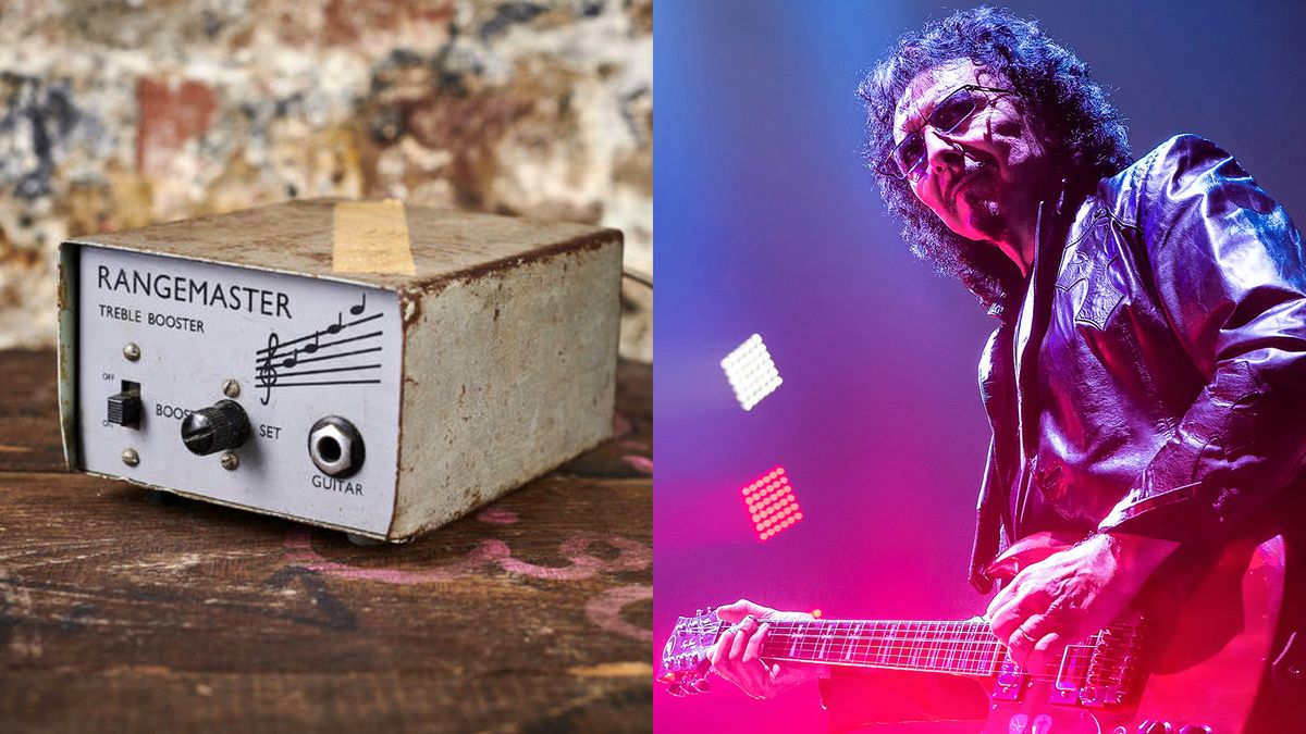 Tony Iommi on the modified treble booster his tech threw out