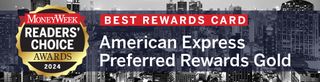 MoneyWeek Readers' Choice Awards Best rewards card American Express Preferred Rewards Gold