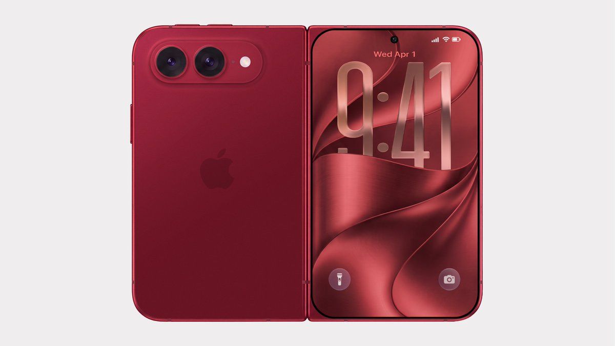 iPhone Ultra in red leak