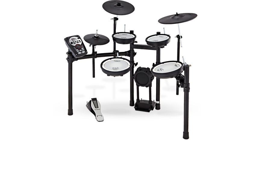 The mesh-heads of the TD-11KV make a massive difference to the playability and sound options of the kit compared with its more affordable sibling