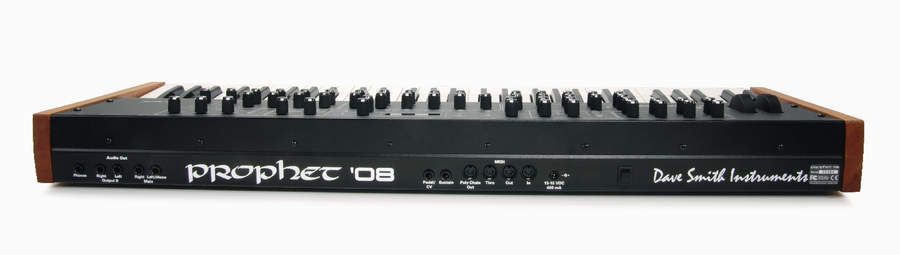 As usual, audio and MIDI connectivity is on the synth's rear panel