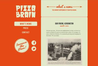 Examples of CSS: Pizza Brain