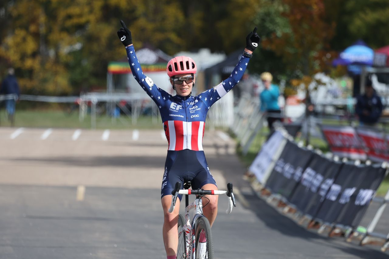 Clara Honsinger wins Trek CX Cup 2022