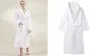The White Company Unisex Hydrocotton Hooded Ribbed Robe