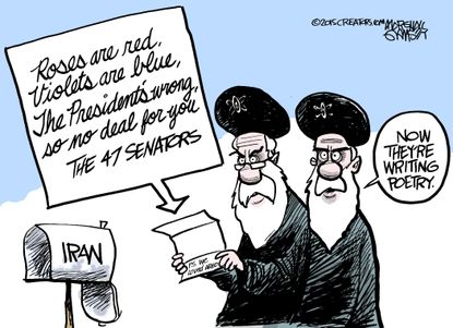 Political cartoon World GOP Iran