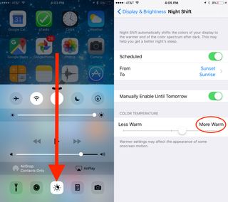 Night Shift iOS 9.3 news