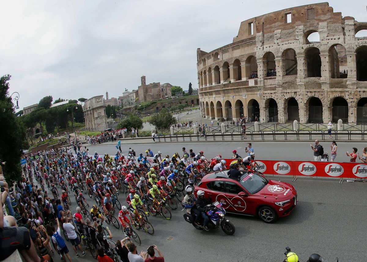 The final stage of the Giro d'Italia in Rome
