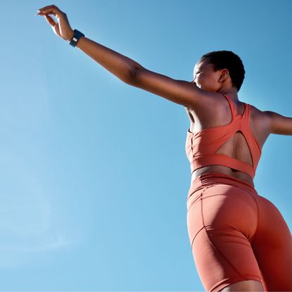 Angel wings workout move