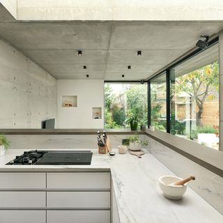 double concrete house