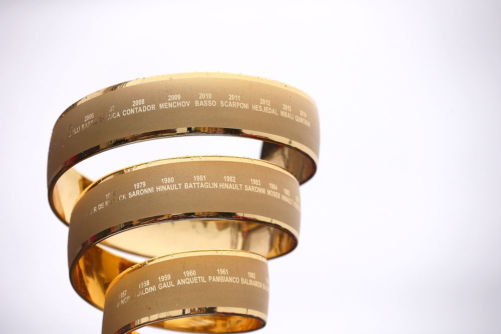 The Giro trophy awaits its newest recipient on May 31 in Milan.